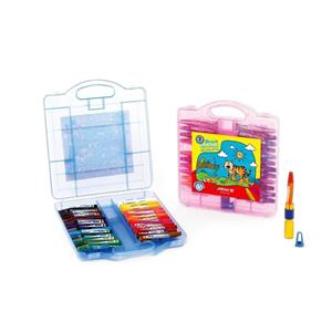 پاستل 24 رنگ کیفی پلاستیکی آریا