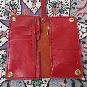 کیف چرم طبیعی گاوی دست دوز