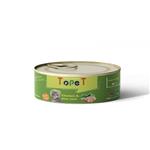 کنسرو غذای گربه تاپت با طعم گوشت مرغ و آلوئه ورا Topet Natural With Chicken & Aloe vera وزن 80 گرم