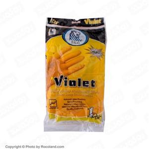 دستکش خانگی سایز بزرگ ویولت