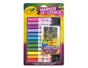 ماژیک CRAYOLA مدل 8734CR MARKER STENCIL SET