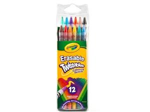 مداد رنگی 12 CRAYOLA مدل 7508CR Erasable Twistables Colored Pencil 