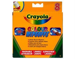 ماژیک CRAYOLA مدل 8223CR 8 Rainbow Colour - Wipeoff Pens
