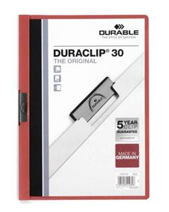 DURABLE DURACLIP® 30 art. 2200-03 پوشه کلیپ دار