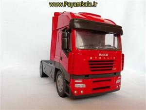 ماکت فلزی تریلی ایویکو (IVECO) بزرگ 1:32 ساخت NEWRAY (رنگ قرمز)