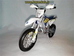 (سایز بزرگ) ماکت فلزی موتورسیکلت هوندا (HONDA HUSQVARNA FE 501 BY MAISTO)(1/12)