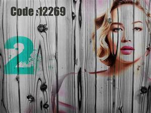 پوستر دیواری سه بعدی طرح چوب