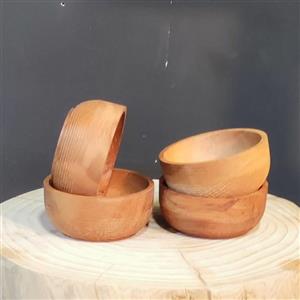 پیاله چوبی راش (3 عددی)