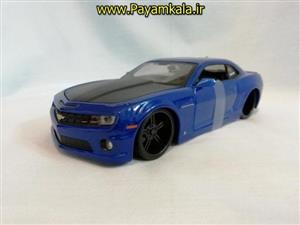 ماکت فلزی کامارو سوپراسپرت بزرگ (1:24) (2010 CHEVROLET CAMARO SS RS BY MAISTO DESIGN) آبی