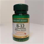 قرص ویتامین B12 نیچرز بونتی 1000 میلی گرم 60 تایی  Vitamin B-12 nature’s bounty