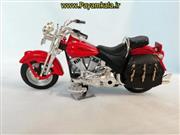 (سایز بزرگ) ماکت فلزی موتورسیکلت طرح هارلی دیویدسون رنگ قرمز
