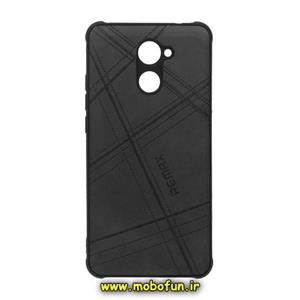قاب گوشی Huawei Y7 Prime 2017 هوآوی طرح چرمی ساده Remax مشکی کد 36