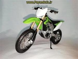 (سایز بزرگ) ماکت فلزی موتورسیکلت کاوازاکی (KAWASAKI KX 450F BY MAISTO)(1/12)