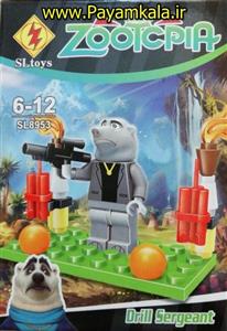 لگو سری زوتوپیا ZOOTOPIA (ساخت SLTOYS) کد (8953) طرح A