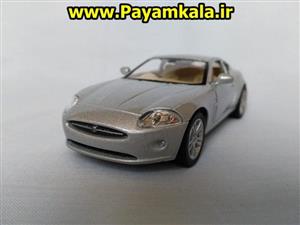 اسباب بازی ماشین فلزی جگوار (نقره ای) (JAGUAR XK COUPE BY KINSMART)