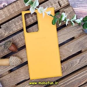 قاب گوشی Galaxy Note 20 Ultra سامسونگ اورجینال چرمی لدرکیس Leather Case زرد کد 166