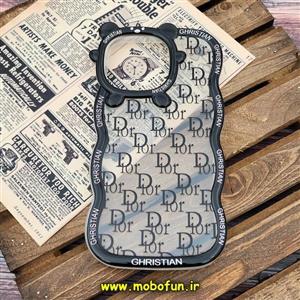 قاب گوشی iPhone 14 Pro Max آیفون شفاف فانتزی بالشتی طرح دیور Dior کد 168