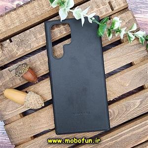 قاب گوشی Galaxy S22 Ultra سامسونگ اورجینال چرمی لدرکیس Leather Case مشکی کد 228
