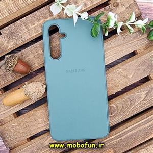 قاب گوشی Galaxy A54 5G سامسونگ اورجینال چرمی لدرکیس Leather Case سبزآبی کد 54