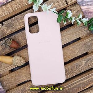 قاب گوشی Galaxy A13 4G سامسونگ اورجینال چرمی لدرکیس Leather Case صورتی روشن کد 544