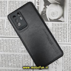 قاب گوشی Xiaomi Poco X3 GT - Redmi Note 10 Pro 5G شیائومی طرح چرمی ساده ایکس لول X-Level محافظ لنز دار مشکی کد 852