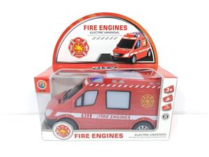 اسباب بازی فلزی ماشین عقبکش چراغدار-آژیردار آتشنشانی (SHANGKU) 