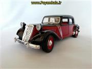 ماکت فلزی سیتروئن 1938 بزرگ (1:24) (CITROEN 15 CVTA BY BURAGO) قرمز-مشکی