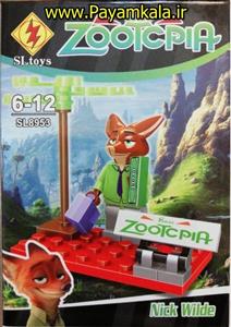 لگو سری زوتوپیا ZOOTOPIA (ساخت SLTOYS) کد (8953) طرح F