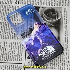 قاب گوشی iPhone 12 - iPhone 12 Pro آیفون طرح پشت طلق پرینت برجسته دکمه کرومی THE NORTH FACE کد 733 