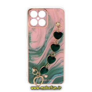 قاب گوشی HONOR X8 4G آنر طرح لاکچری دستبندی آویزدار زنجیری قلبی کد 15