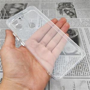 قاب گوشی Redmi A1 Plus شیائومی اورجینال اسپیس Space طرح طلقی شیشه ای شفاف دکمه کرومی محافظ لنز دار کد 34