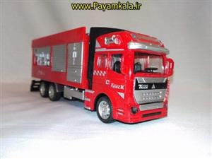 ماکت فلزی عقبکش کامیون اسکانیا آتشنشانی (کد 2211) طرح 01 