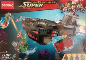 لگو زیردریایی (ساخت DECOOL) کد (7119) تعداد قطعات 335 تکه