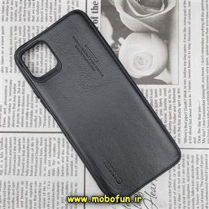 قاب گوشی Nova Y60 هوآوی طرح چرمی ساده مشکی کد 1