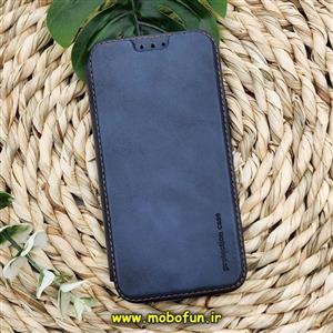 کیف گوشی موبایل iPhone 13 Mini آیفون کلاسوری اورجینال دادوو Dadoo مدل SPORT 2023 سرمه ای کد 43