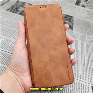 کیف گوشی موبایل Galaxy M52 5G سامسونگ کلاسوری اورجینال دادوو Dadoo مدل SPORT 2023 قهوه ای روشن کد 85