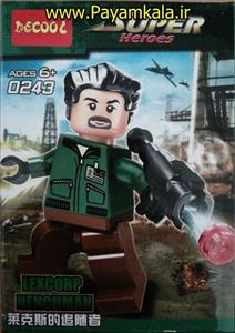 (LEXCORP HENCHMAN) اسباب بازی لگو ابرقهرمان (ساخت DECOOL) کد (0243)