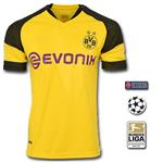تی شرت ورزشی طرح رویس مدل Dortmund home 18/19 به همراه تگ