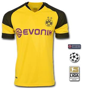 تی شرت ورزشی طرح رویس مدل Dortmund home 18/19 به همراه تگ 