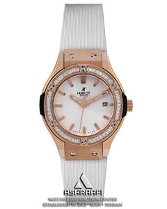 ساعت هوبلو سفید نگین دار Hublot Big Bang CDW 2