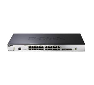 سوییچ 24 پورت مدیریتی دی-لینک مدل DGS-3120-24TC D-Link DGS-3120-24TC xStack L2 Managed Stackable Gigabit Switch