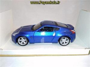 ماکت فلزی نیسان 370Z  بزرگ  (1:24) (NISSAN 2009 370Z BY MAISTO)  رنگ  آبی
