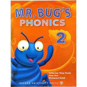 کتاب مستر باگز فونیکس 2 ویرایش دوم با سی دی mr bugs phonics 2 second edition