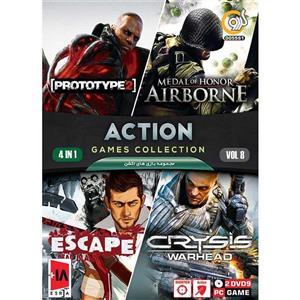 بازی اورجینال ACTION GAME COLLECTION Vol.8 PC 2DVD9 گردو