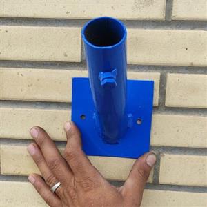 پایه پرچم دیواری متوسط 15 سانتی پیچ تنظیم دار دیوار کوب