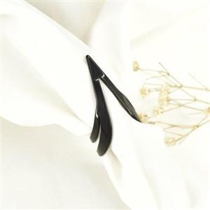 انگشتر استیل هشتی مشکی کد 8602