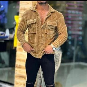 پیراهن مردانه پشمی تدی نرم و لطیف مدیوم لارج ایکس لارج و دو ایکس لارج