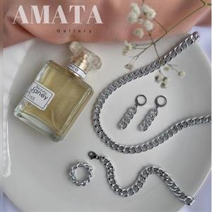 سرویس کارتیر نقره ای پنج تیکه