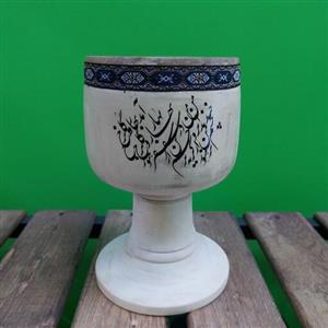تنبک دکوری  با طرح نستعلیق