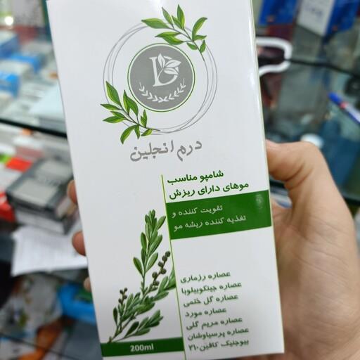 قیمت و خرید شامپو ضدریزش و تقویتی درم انجلین